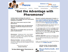 Tablet Screenshot of pherone.com